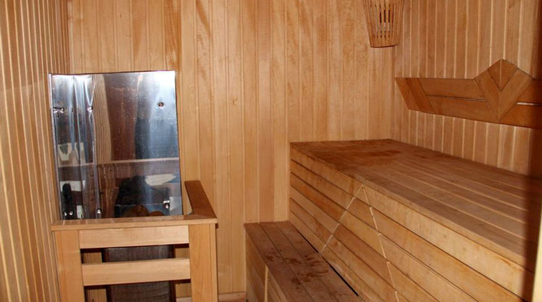 Парилка в сауне санатория Тарханы в Пятигорске