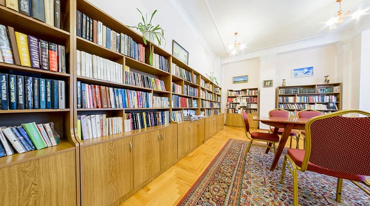 Библиотека санатория Москва в Кисловодске