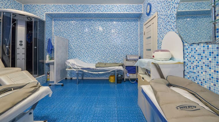 Прессотерапия в SPA-салоне санатория Элорма. Кисловодск