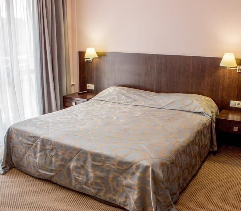 Интерьер 2 местного 1 комнатного Студия в санатории Плаза СПА. Железноводск