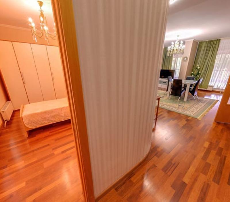 Планировка номера 2 местные 3 комнатные Апартаменты в санатории Вилла Арнест. Кисловодск