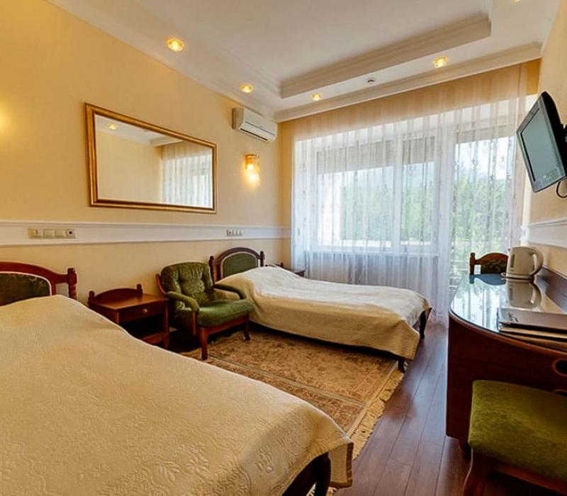 2 местный 1 комнатный Стандарт Твин, Центральный корпус. Санаторий Дубовая роща. Железноводск