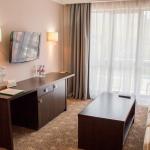 Оснащение гостиной 2 местного 2 комнатного Люкса в санатории Плаза СПА. Железноводск