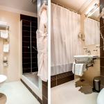 Ванная комната в 2 местном 1 комнатном Стандарте санатория Заря Кисловодска