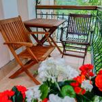 Балкон в 2 местном 2 комнатном Стандарте семейный Главного корпуса санатория Вилла Арнест в Кисловодске